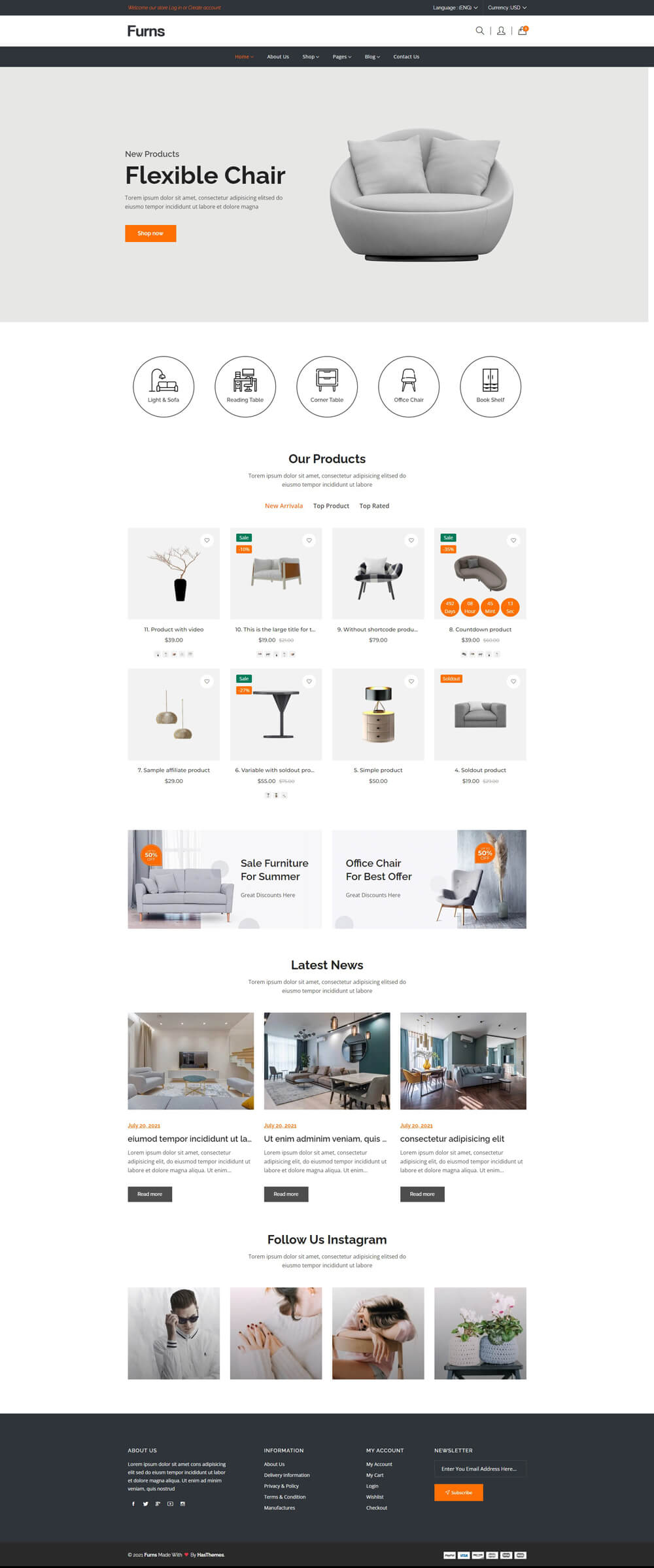 Furns- simple furniture Shopify theme